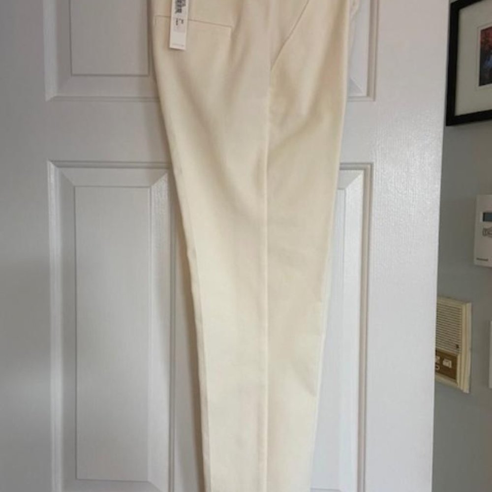 Trina Turk cream colored pants size 8